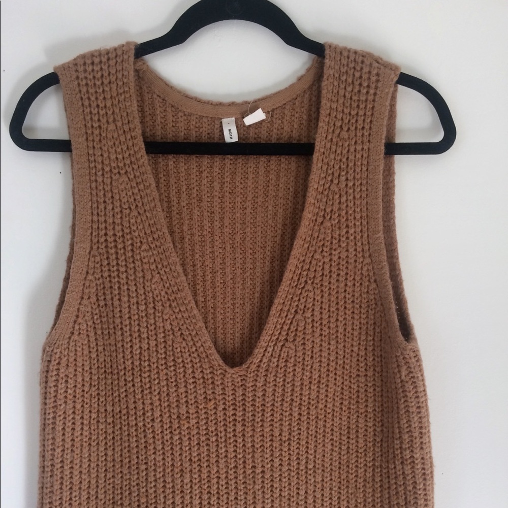 Anthro Moth Sweater Vest Shift - Picture 3 of 8